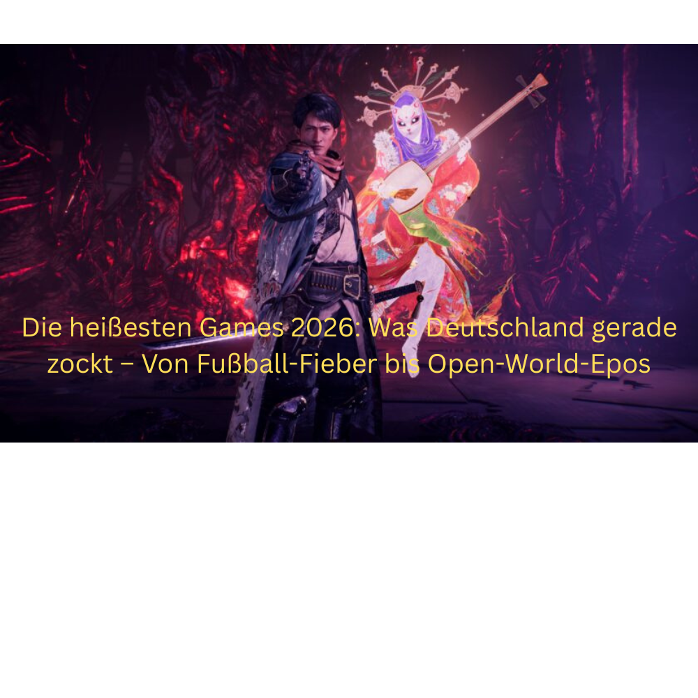 Die heißesten Games 2026: Was Deutschland gerade zockt – Von Fußball-Fieber bis Open-World-Epos