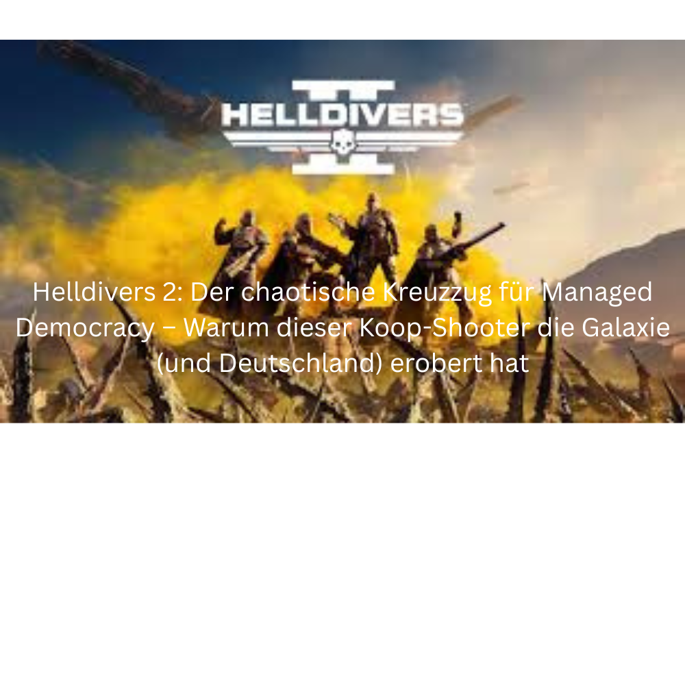 Helldivers 2: Der chaotische Kreuzzug für Managed Democracy – Warum dieser Koop-Shooter die Galaxie (und Deutschland) erobert hat
