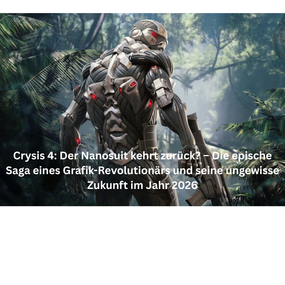 Crysis 4 Der Nanosuit kehrt zurück – Die epische Saga eines Grafik Revolutionärs