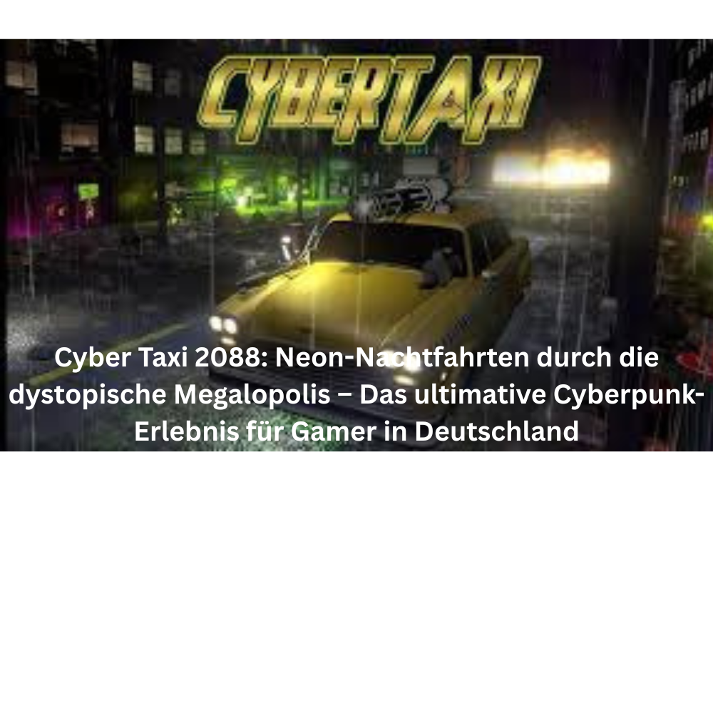 Cyber Taxi 2088 Neon Nachtfahrten durch die dystopische Megalopolis – Das ultimative Cyberpunk Erlebnis für Gamer in Deutschland