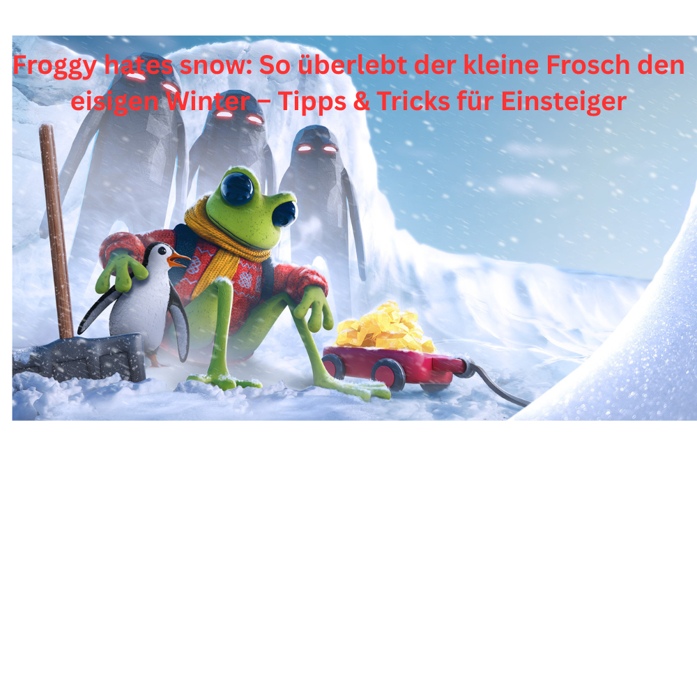 Froggy hates snow