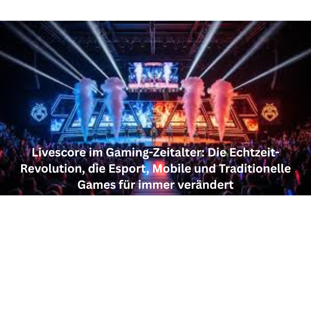 Livescore im Gaming Zeitalter Die Echtzeit Revolution, die Esport, Mobile und Traditionelle Games für immer verändert