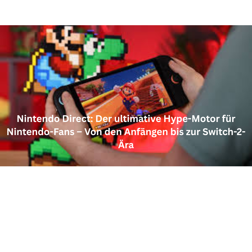 Nintendo Direct Der ultimative Hype Motor für Nintendo Fans – Von den Anfängen bis zur Switch 2 Ära