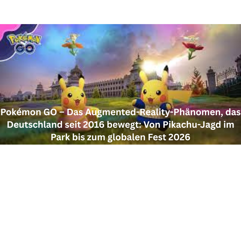 Pokémon GO – Das Augmented Reality Phänomen, das Deutschland seit 2016 bewegt Von Pikachu Jagd im Park bis zum globalen Fest 2026