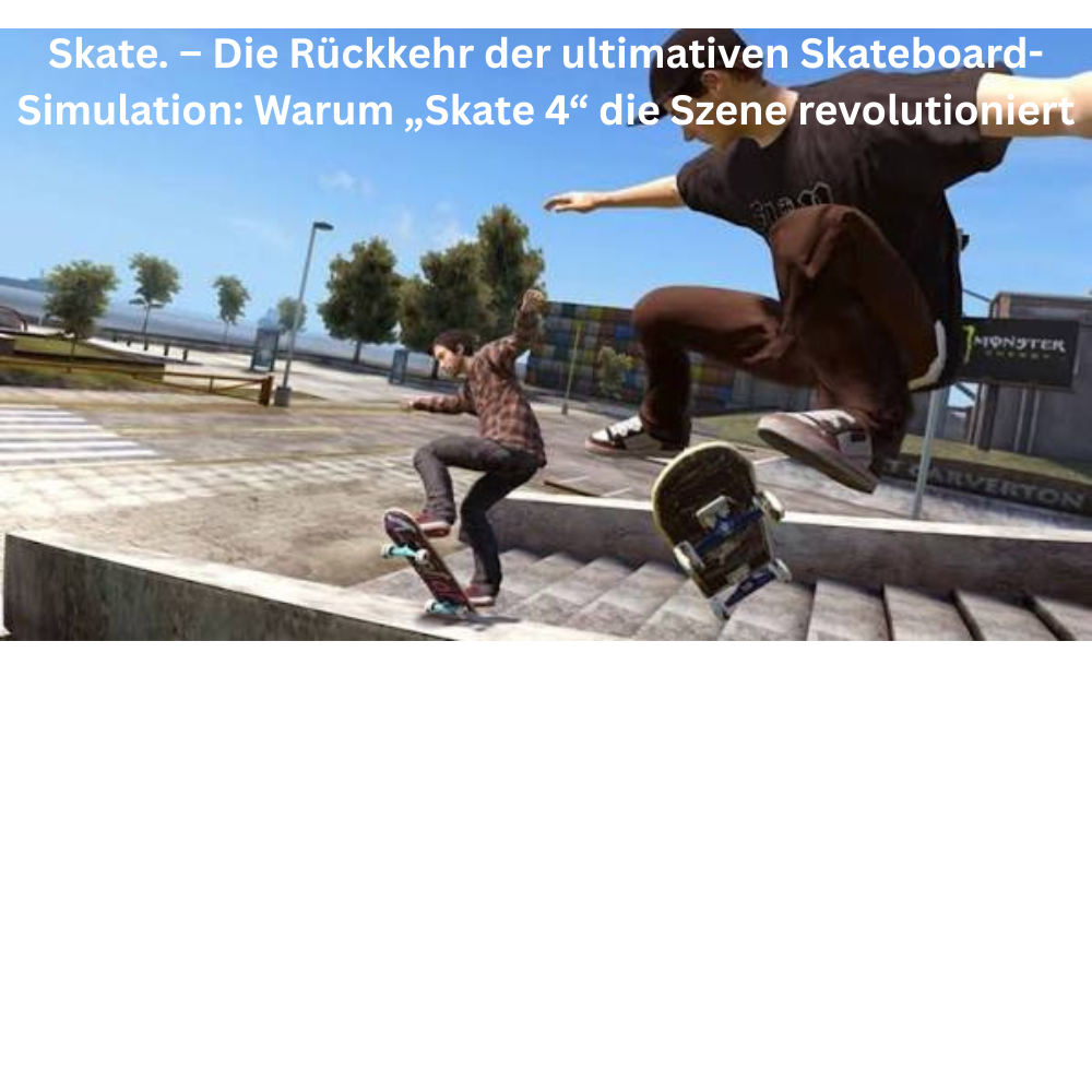 Skate. – Die Rückkehr der ultimativen Skateboard Simulation Warum „Skate 4“ die Szene revolutioniert