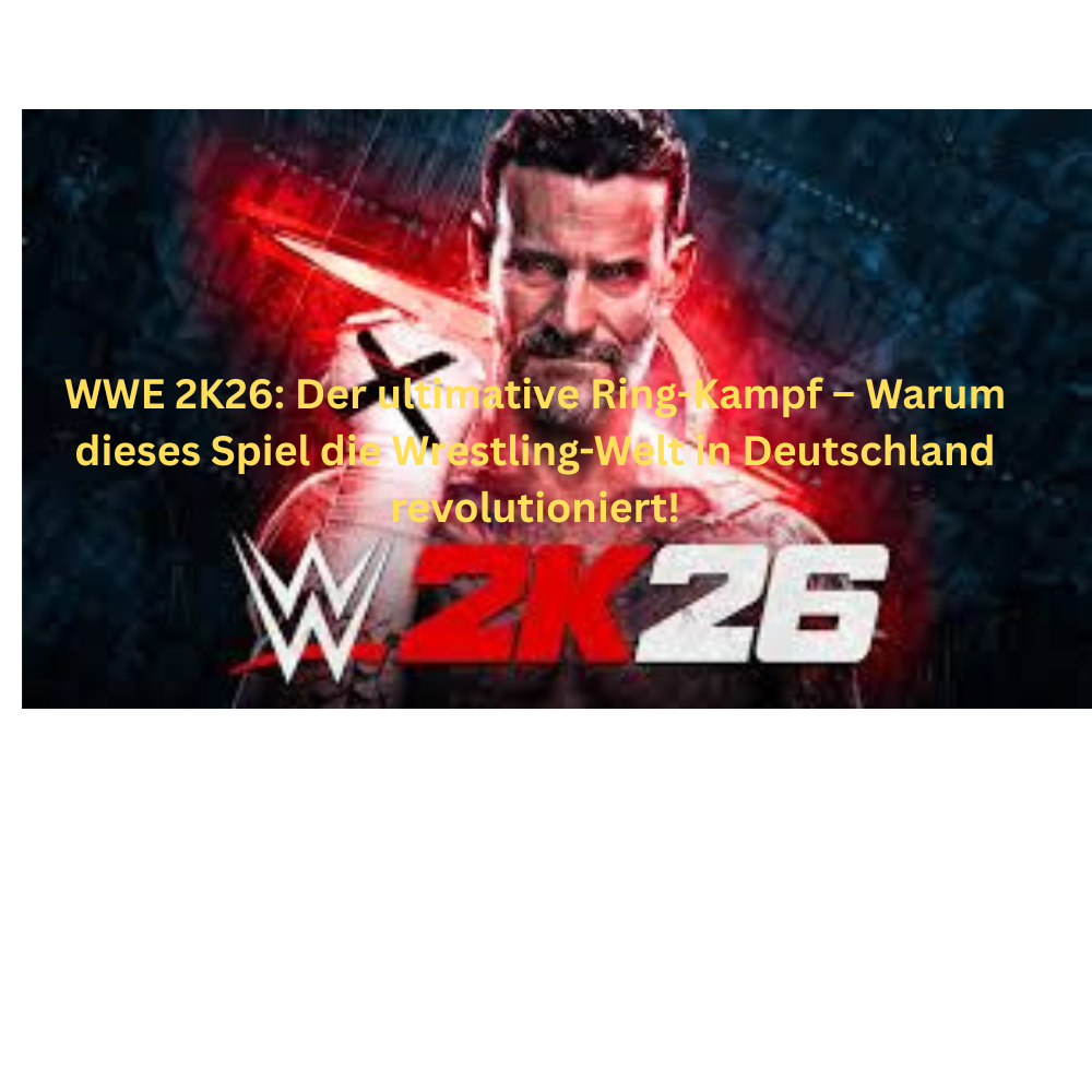 WWE 2K26 Der ultimative Ring Kampf – Warum dieses Spiel die Wrestling Welt in Deutschland revolutioniert!